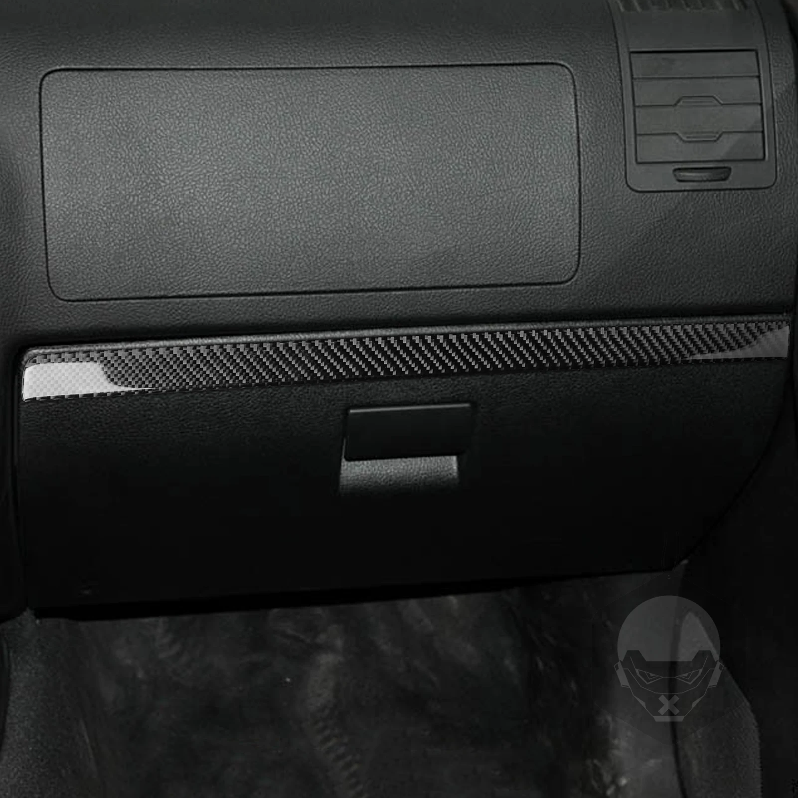 Real Carbon Fiber Car Accessories Co-pilot Dashboard Strip Decorative Cover Soft Sticker For Hummer H3 2006 2007 2008 2009 2010