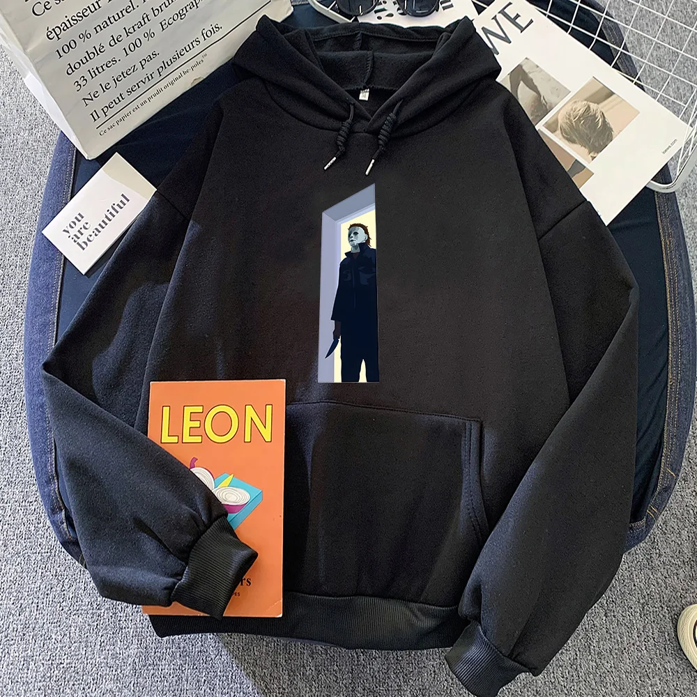 

Michael Myers Halloween Horror Classic Movie Hoodie Oversize Funko Pop Vintage Sweatshirt for Autumn/Winter Casual Moletom Soft