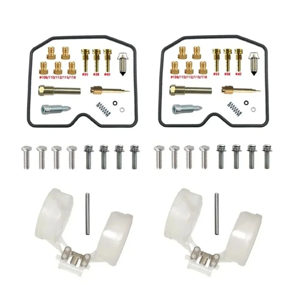 Carburetor Repair Kit Diaphragm Float For KLE500 KLE 500 1991-2003 Adventure Motorcycle
