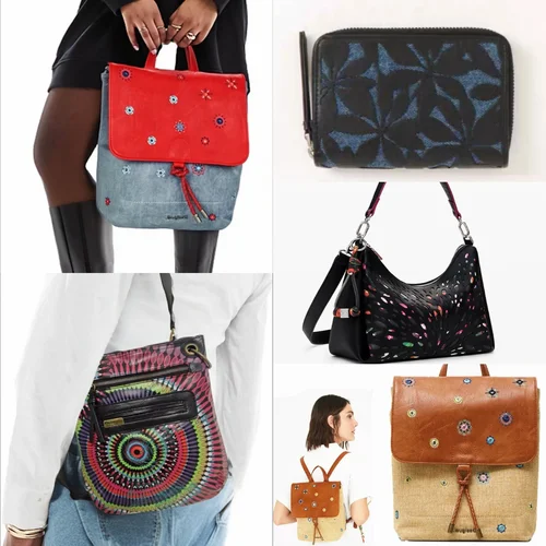 Bolso de hombro original europeo, americano y español para mujer, bolso de estilo étnico con estampado bordado