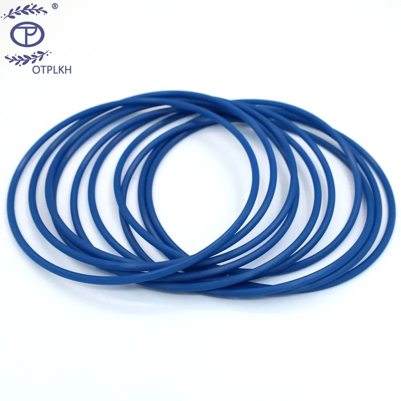 PU O-Ring Seals 175*5.3mm ID*CS Turned Blue Polyurethane O-Ring Specifications Cross section factory Customized wholesalers otp