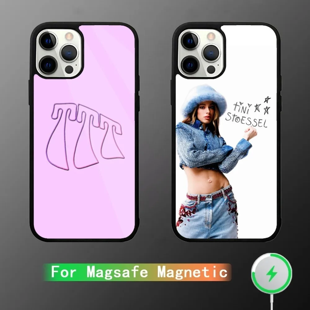 Singer T-TINI Martina Stoessel Phone Case For iPhone 15,14,13,12,11,Plus,Pro,Max Mini Magsafe Magnetic Wireless Charging