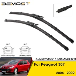 Car Wiper Blades For Peugeot 307 2004-2009 Windshield Windscreen Front Window Blades 28