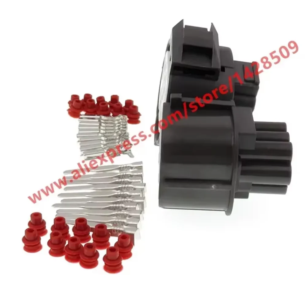 1 Set 10 Pin  DC Integra Chassis Waterproof Automotive Wire Connector 6189-0135 6181-0076