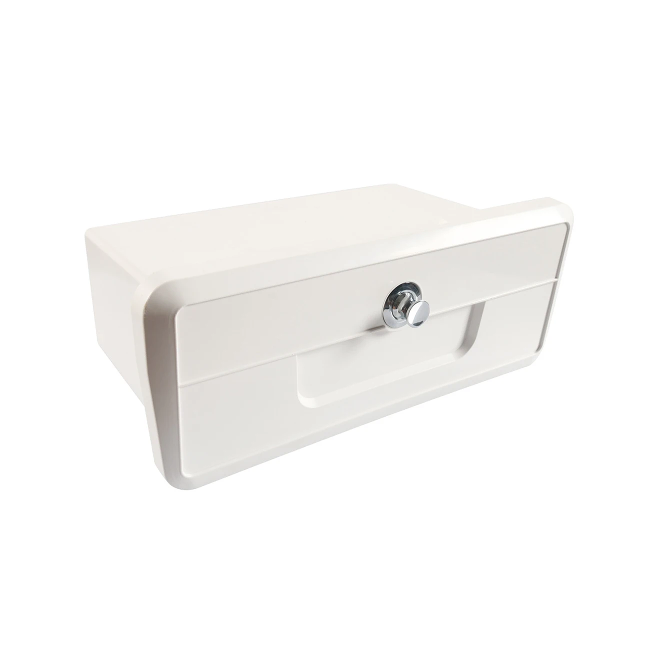Marine Storage Box Recessed Lockable Glove Box For RV Yacht Fishing Boat Speedboat ABS Deck Storage Case Cabin Hatch Organizer