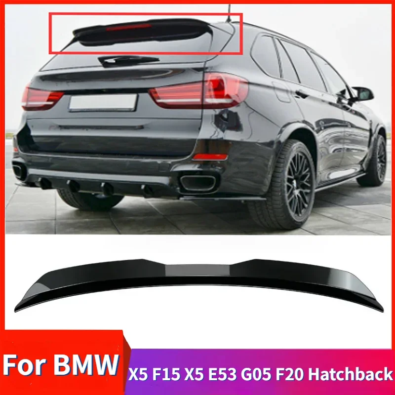 Car Rear Wing Roof Lip Spoiler For BMW X5 F15 X5 E53 G05 F20 Hatchback Universal ABS Tail Wing Lip Spoiler Car Accessories Kits