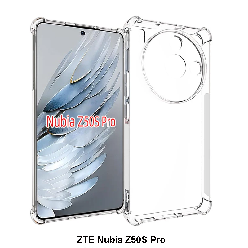 Nubia Z50S Pro Z50SPro NX713J Case Air Cushion Shockproof Airbag Silicon Cover TPU Back Cover Case for ZTE Nubia Z50S Pro NX713J