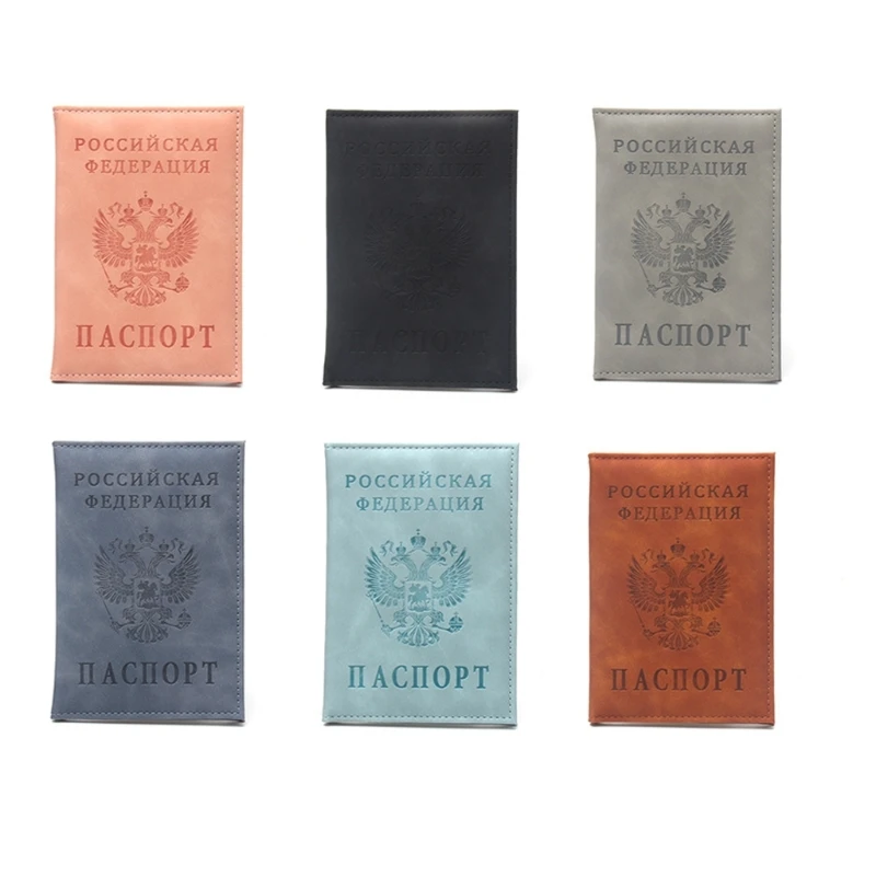Passports Folder Cover Holders Organizers With Card Holders Antitheft Design