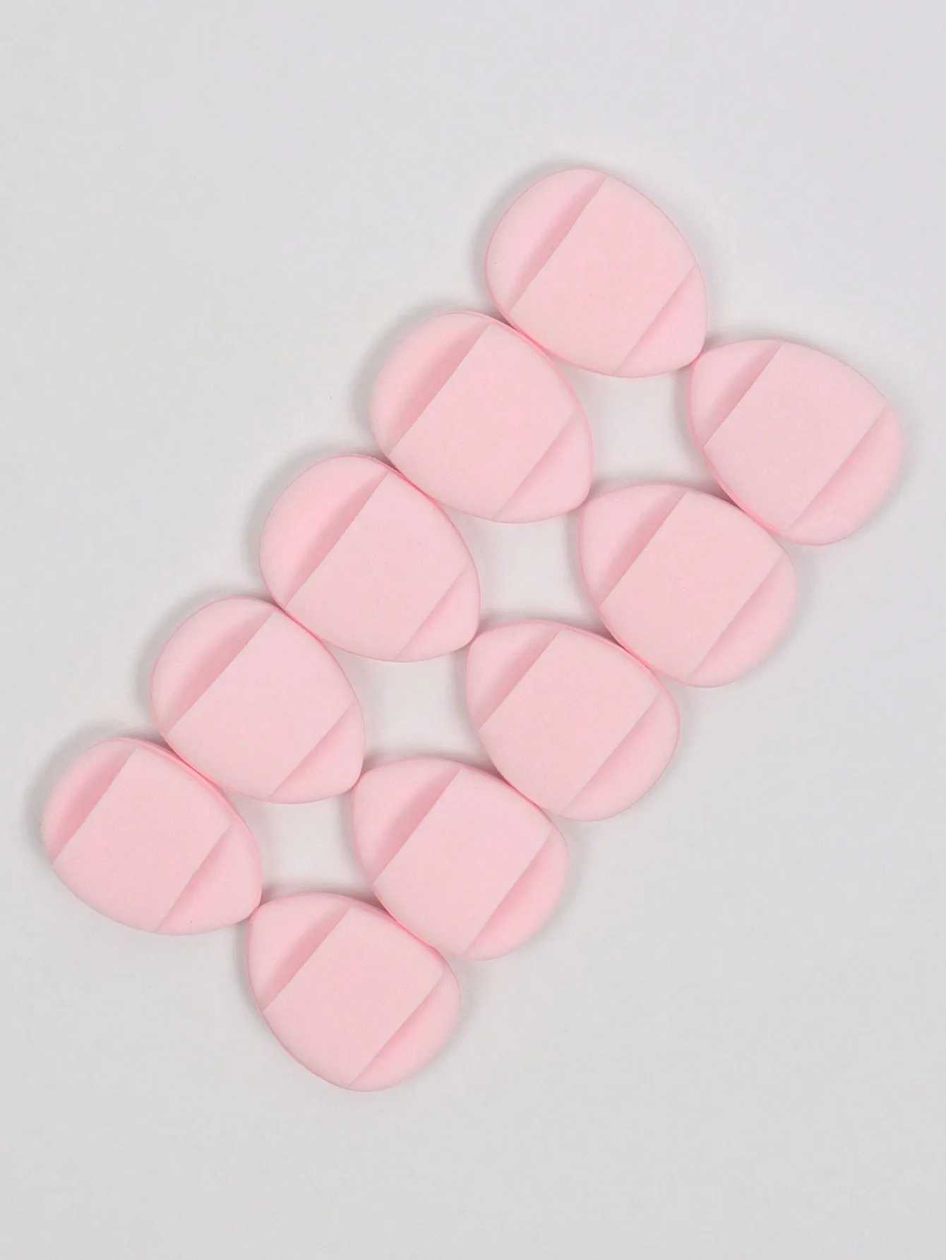 طقم نفث بودرة مكياج صغير بحجم الإصبع ، بما في ذلك إسفنجة بوسادة هوائية ، إسفنجة هجينة خالية من اللاتكس ، نفخة مكياج لـ Liq ، 10 ange #2