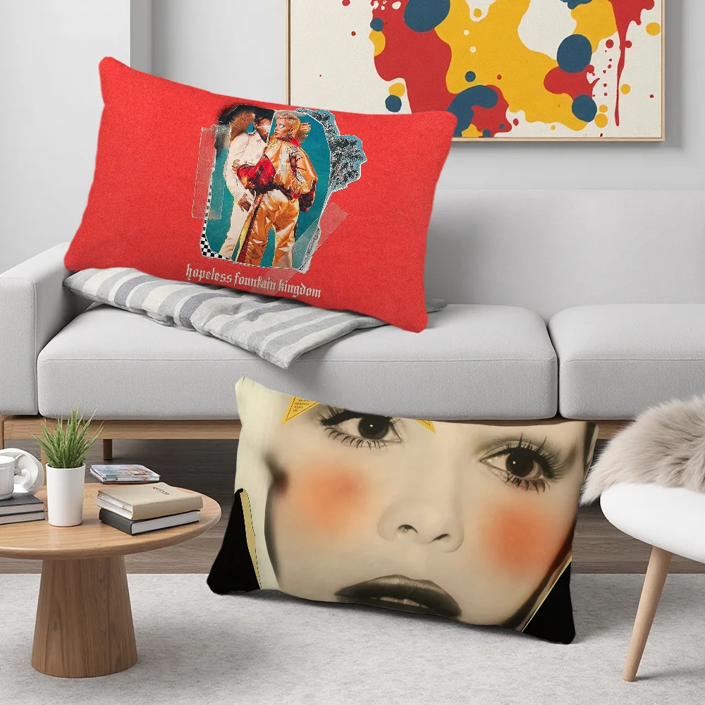 Singer Halsey The Great Impersonator cushion cover Rectangle Pillow Case Printing Bedside Sofa Room Home Decoration Pillowcase