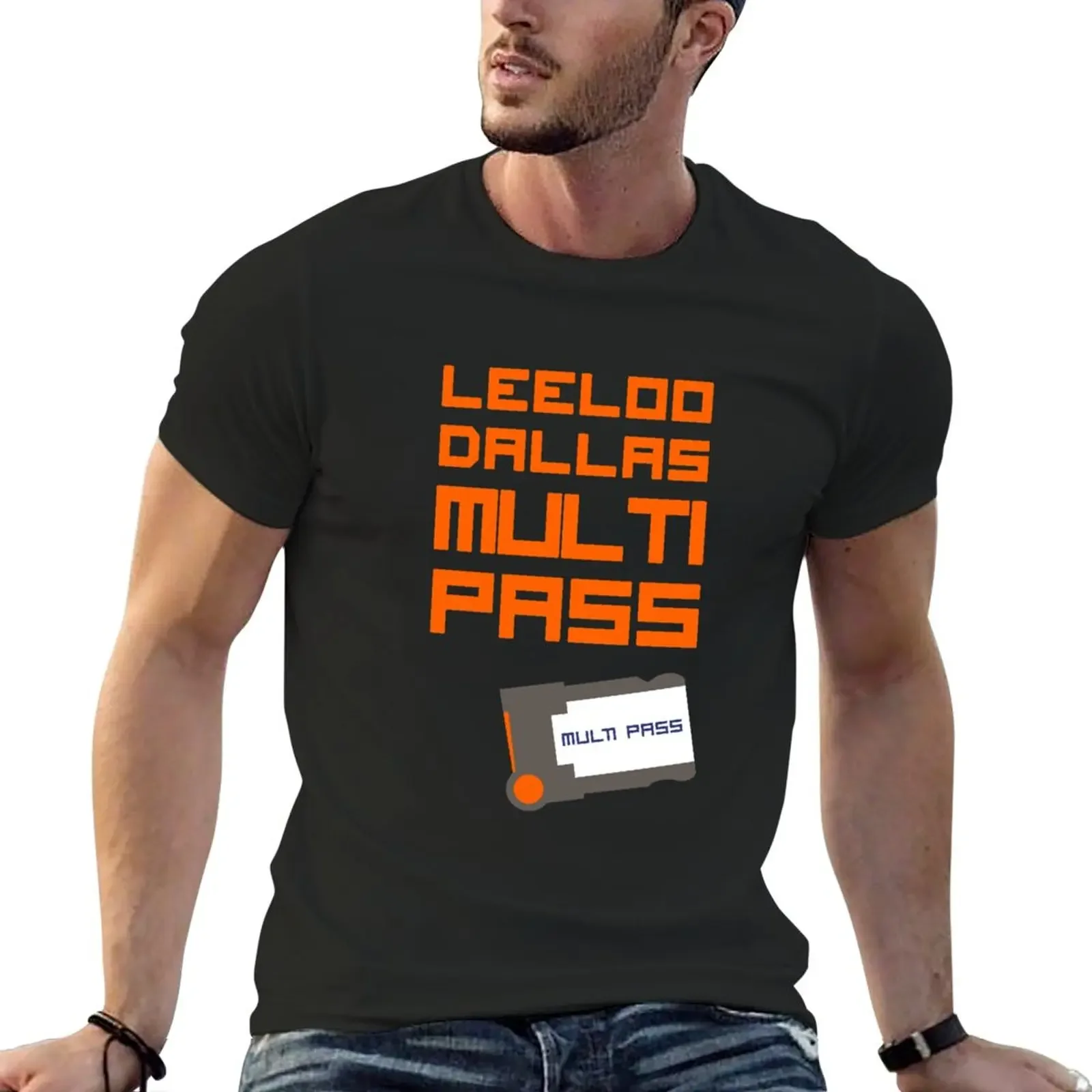 Leeloo Dallas Multipass T-Shirt quick-drying kawaii clothes sweat shirts mens funny t shirts