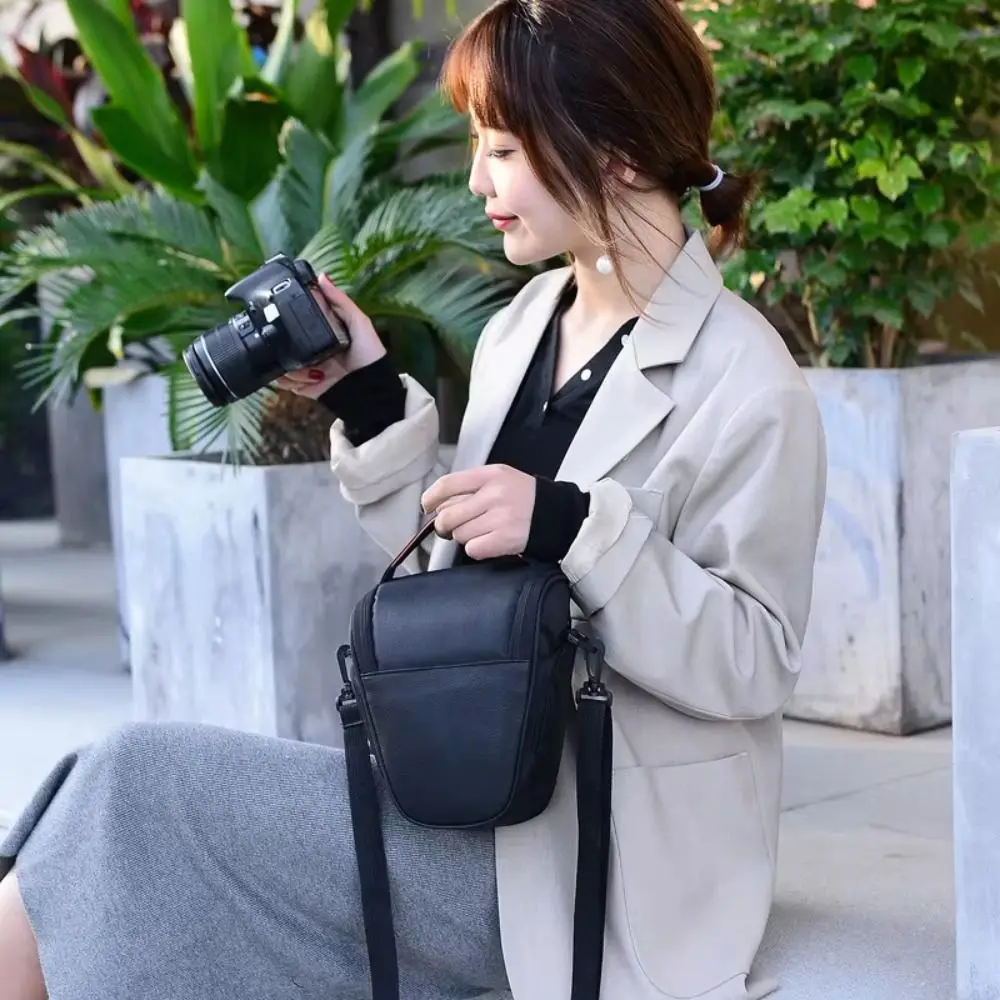 

Single Shoulder DSLR Camera Bag Waterproof Scratch-proof Photography Bag Insert Partition Protective Cover Camera Handbag