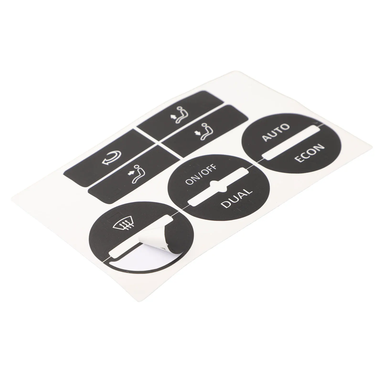Radio Button Repair Sticker Decals Kit For Golf MK5 For Passat Radio Knobs Car FM Radio Stickers Interior Parts