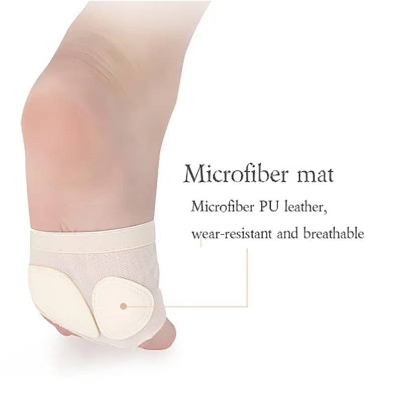 Professional Belly Dance Ballet Toe Guard Foot Exercise Shoes Thong Dog Care Tools Half Sole Gym Socks Ballet Dance Shoes