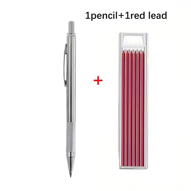 2.8mm Solid Woodworking Automatic Pencil Set with 2B Multicolor Lead Core Deep Hole Marking Architectural Design Marking Pen - Image 10
