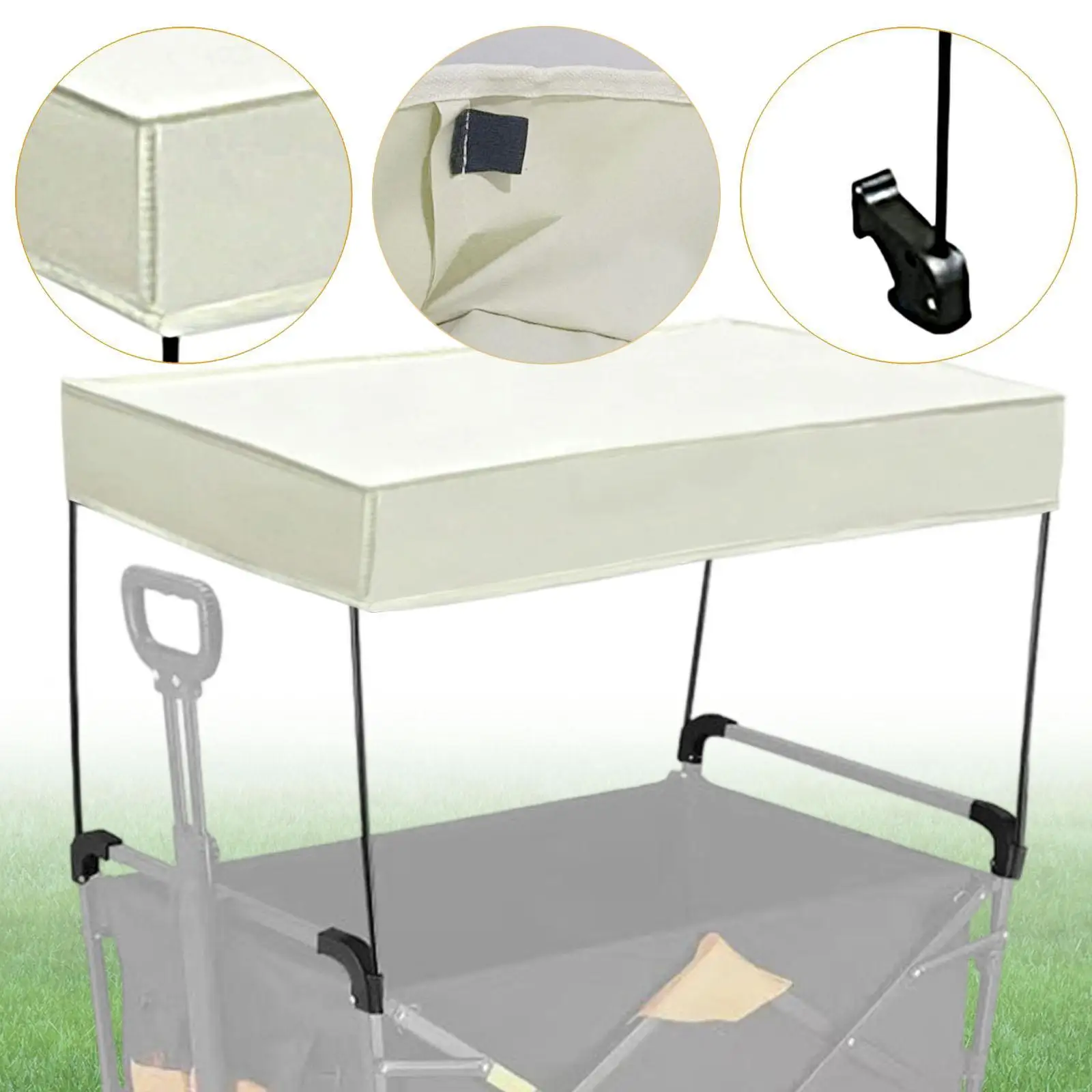 المظلة المظلة مع عجلات لحديقة عربة المحمولة المطر المظلة انفصال عربة المظلة غطاء للمطر التخييم في الهواء الطلق نزهة