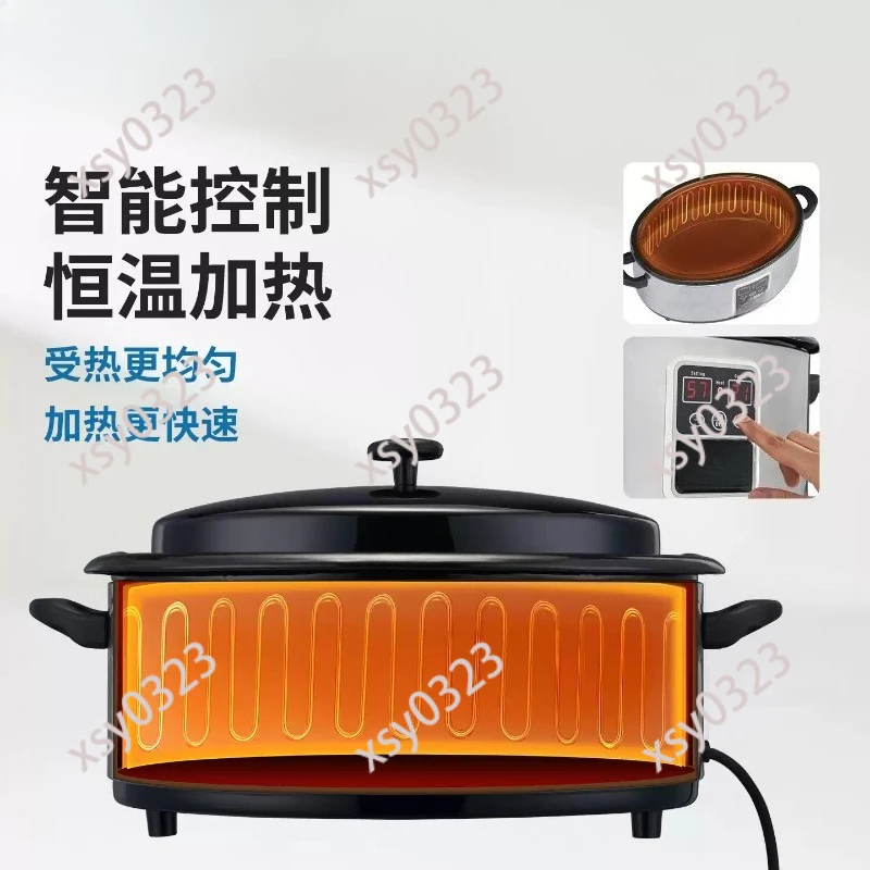 Constant Temperature Hot Stone Heater Large Capacity SPA Energy Rock Heating Pot Warmer