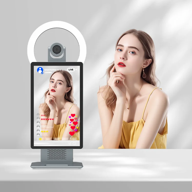New 15.6 Inch Desktop Live Broadcast Equipment Lcd Touch Screen Smart Video Live Streaming Screen All in One Machine