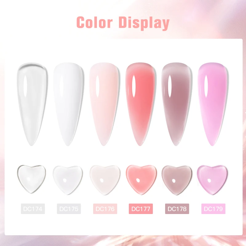 Mtssii 7ml Milky White Quick Extension Gel Nail Polish Camouflage Color Extend Construct Hard Rubber Base Gel Manicure Art Gel