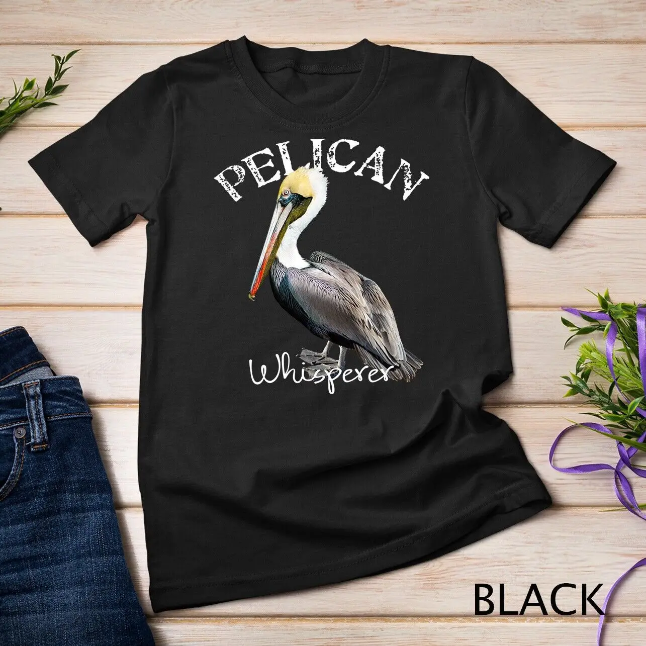 Pelican Whisperer Cute Pelican Shirt Bird Lover Pelican Gift Unisex T-shirt