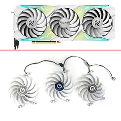 Cooling Fan 85mm 4pin RTX3080 TI 3070 GPU FAN For PELAND SOYO RTX3080TI 3080 3070 Video Card Fans