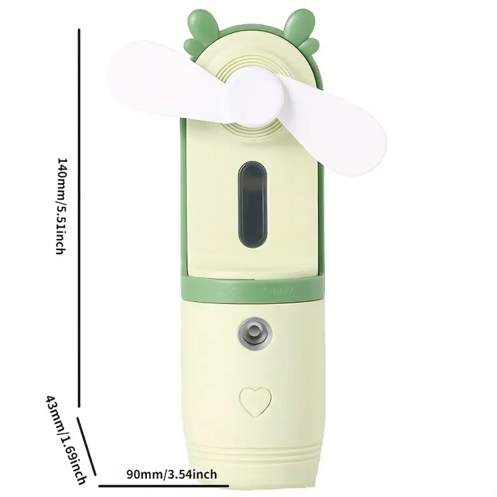 Spray Small Fan Dormitory Mini Usb Charging Fan Portable Carry-on Office Desktop Handheld Water Replenishment Instrument