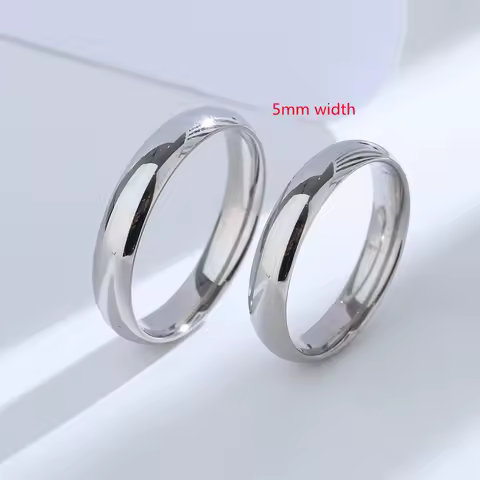 Buyee 925 Sterling Silver Couples Ring Old Styles Simple Ring Finger for Women Men Fashion Classic Wedding Fine Jewelry Circle