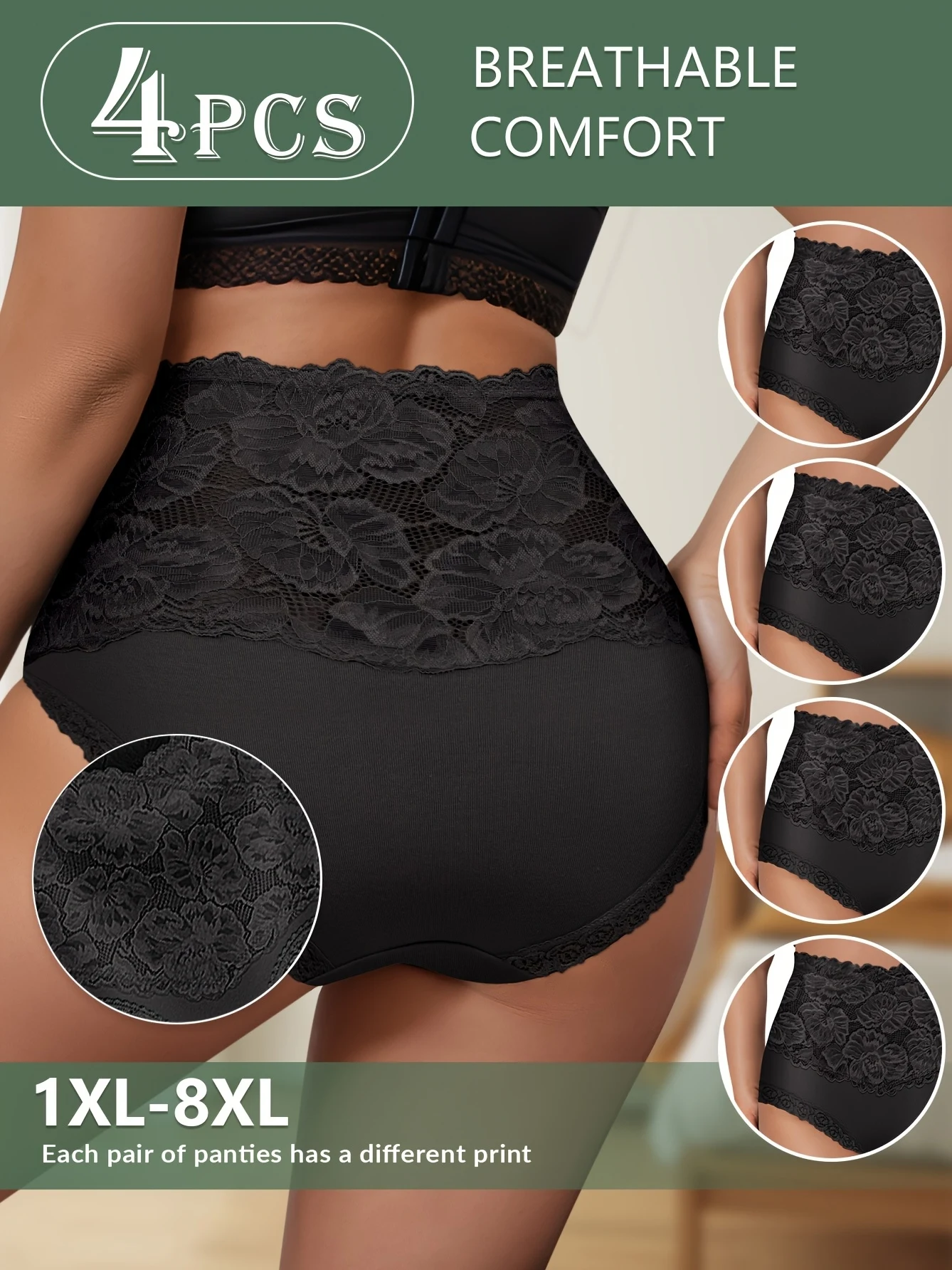 #10 Latest Womens Lace Trim Comfort Panties Updates