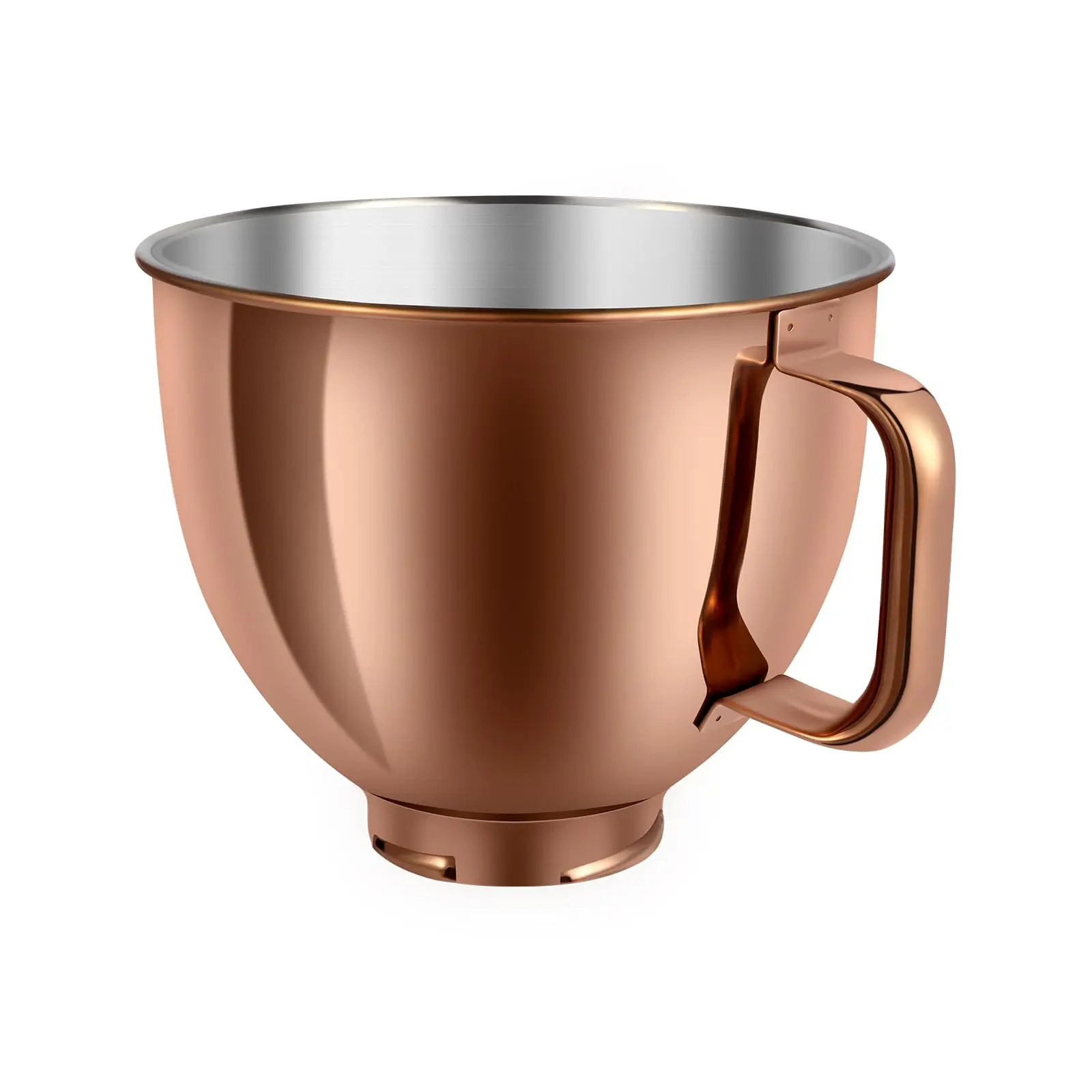 Tazón de Repuesto para Licuadora KitchenAid de 5QT, Color Oro Rosa, Acero Inoxidable, para Licuadora Inclinable