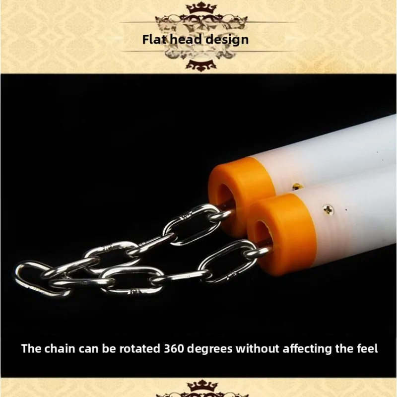 Multicolor Glow Dark Nunchaku Light Up Vibration Motion Sensor Performance Durable Anti Break Kung Fu Martial Arts Practice New