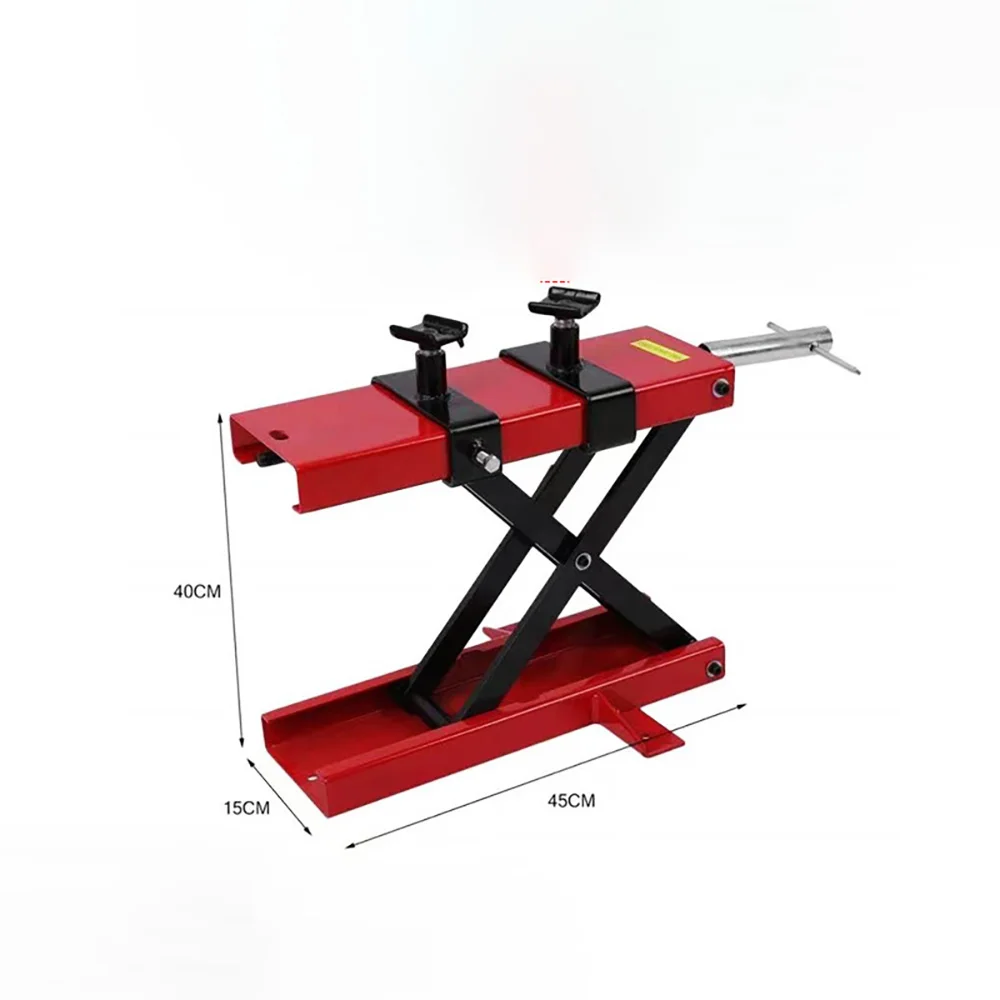Update Motorcycle Lift 1100 Lb Scissor Jack Stand with Saddle ATV Lift Dirt Bike
