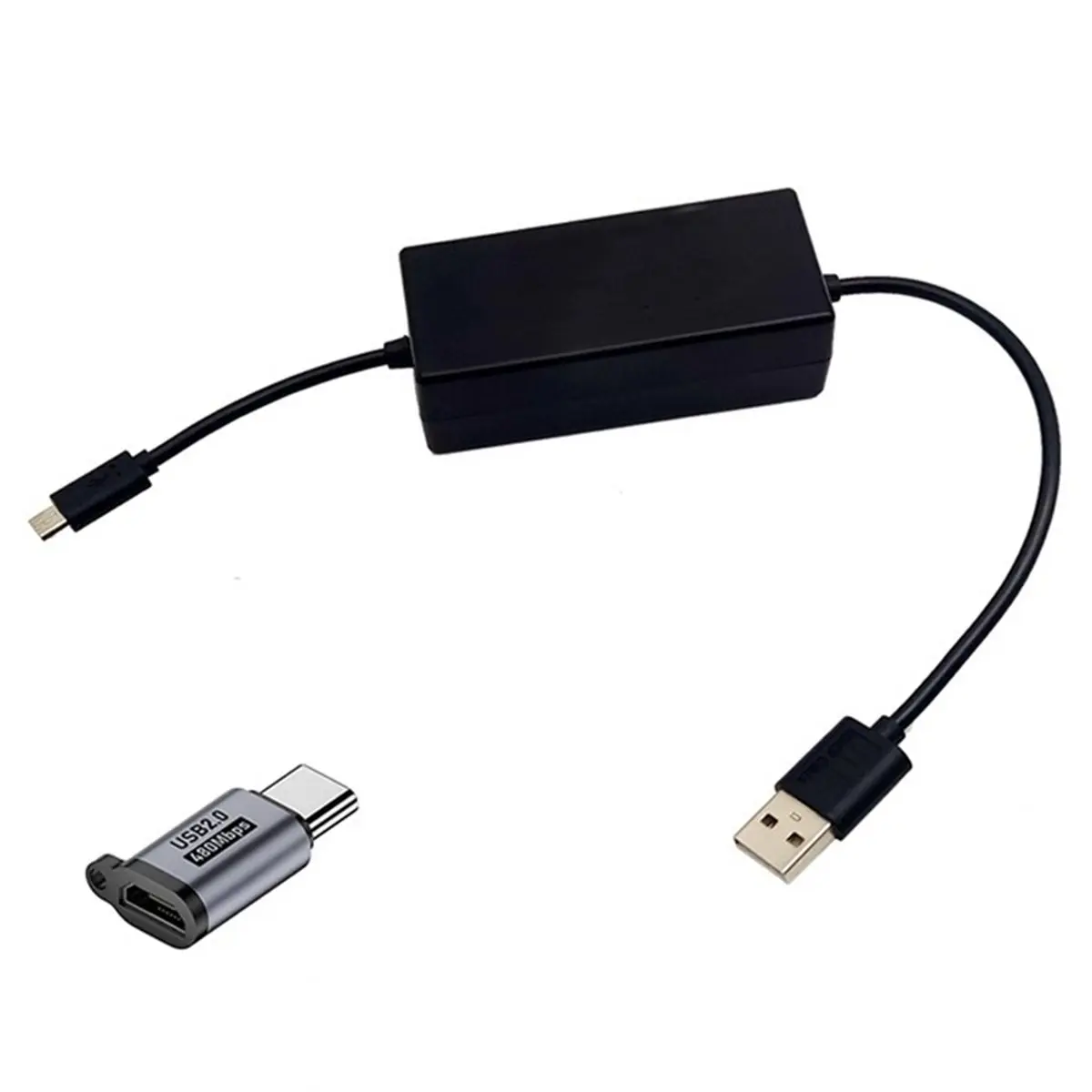 ▶○【On Sale】USB Power Cable for Sticks 4K (Eliminates the Need for AC Adapter) with Micro USB Type-C Adapter