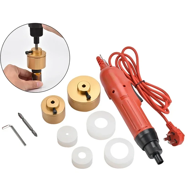 Handheld Flasche Capper Elektrische Schrauben Capping Werkzeuge Flasche Capping Schrauben Verschließmaschine Für 10-50mm Runde Capper kappen