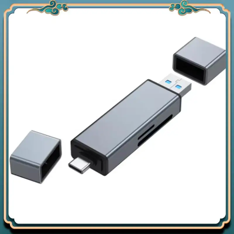 (جديد) - قارئ بطاقات TF محول OTG USB3.0 محرك فلاش SD TF قارئ بطاقات من النوع C إلى محول SD ملحقات الهاتف المحمول