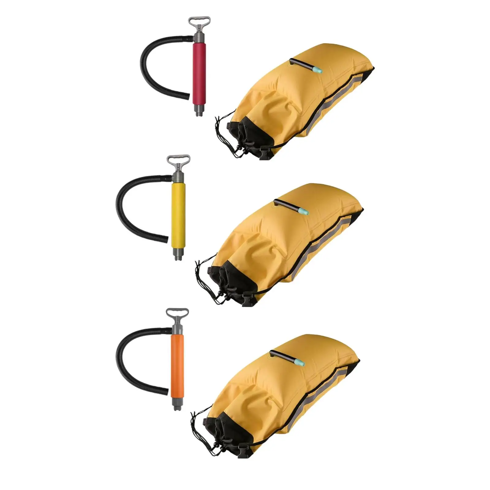 

Paddle Float Bag Quick Release Bag Kayak Hand Water Pump Inflatable Paddle Float