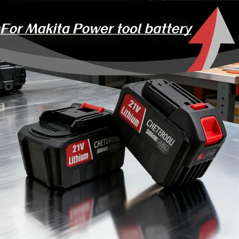 

21V 3000mAh/6000mAh/9000mAh Lithium Battery for Makita Electric Wrench Electric Hammer Angle Grinder Impact Drill Universal Tool