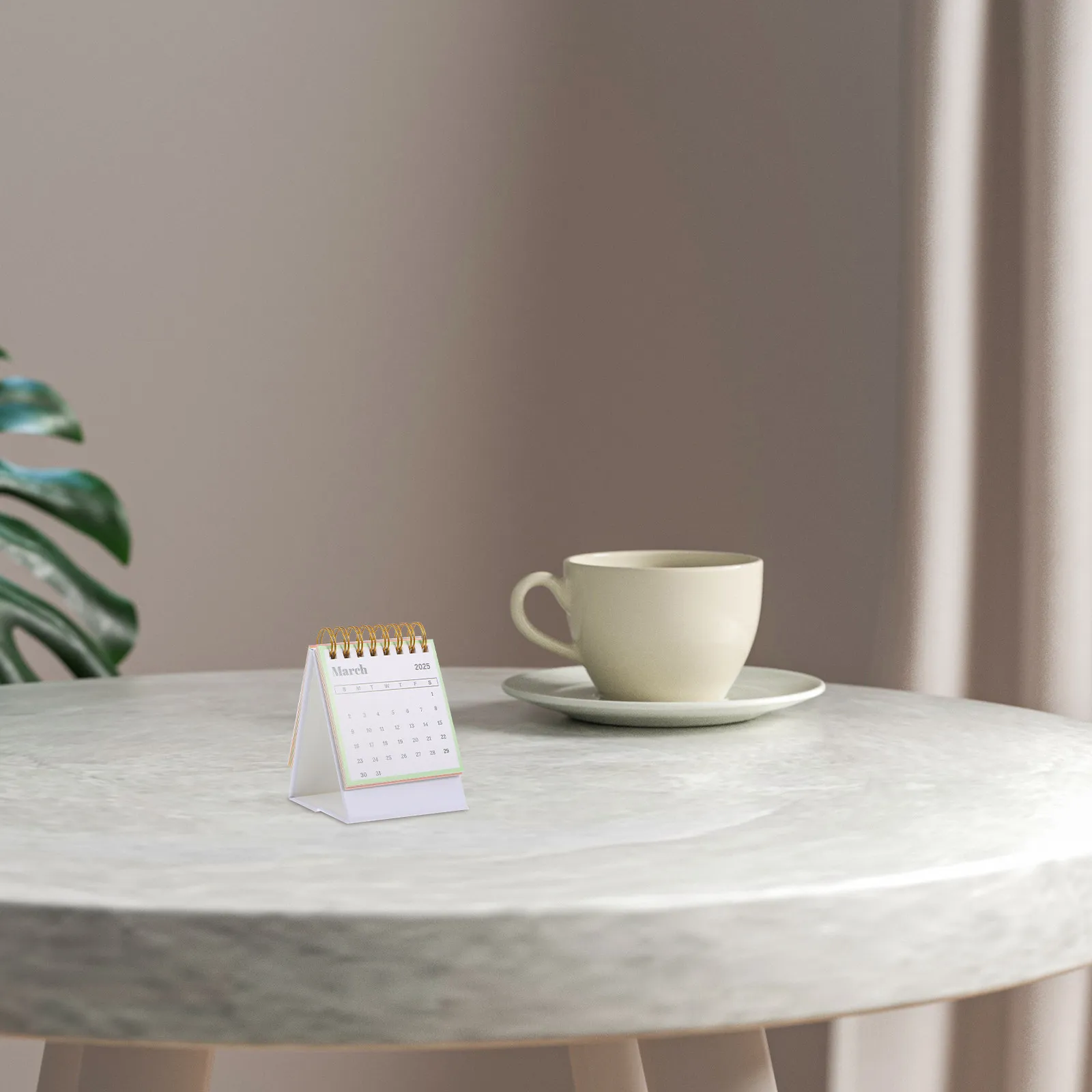 

Mini Desk Calendar Creative Small Standing Desk Calendar 2025 Year of The Snake Lunar Planner Desktop Organizer