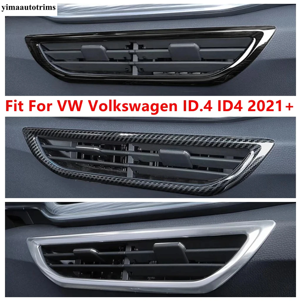 

Central Middle Air AC Conditioning Vent Outlet Frame Panel Cover Trim For VW Volkswagen ID.4 ID4 2021- 2025 Accessories Interior