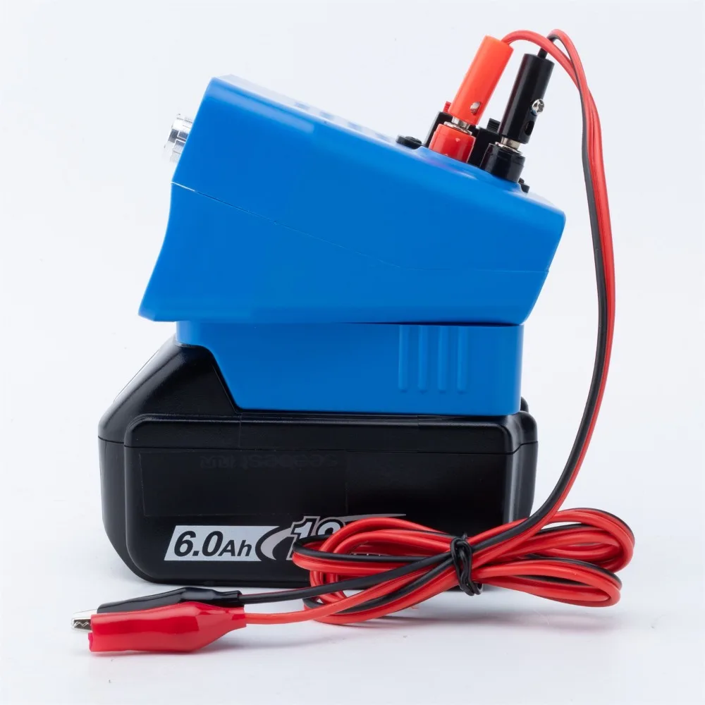 المحمولة باستخدام الحاسب الآلي قابل للتعديل إمدادات الطاقة تيار مستمر باك دفعة الجهد المنظم لماكيتا 18 فولت بطارية ليثيوم أيون لمشاريع DIY الإلكترونية