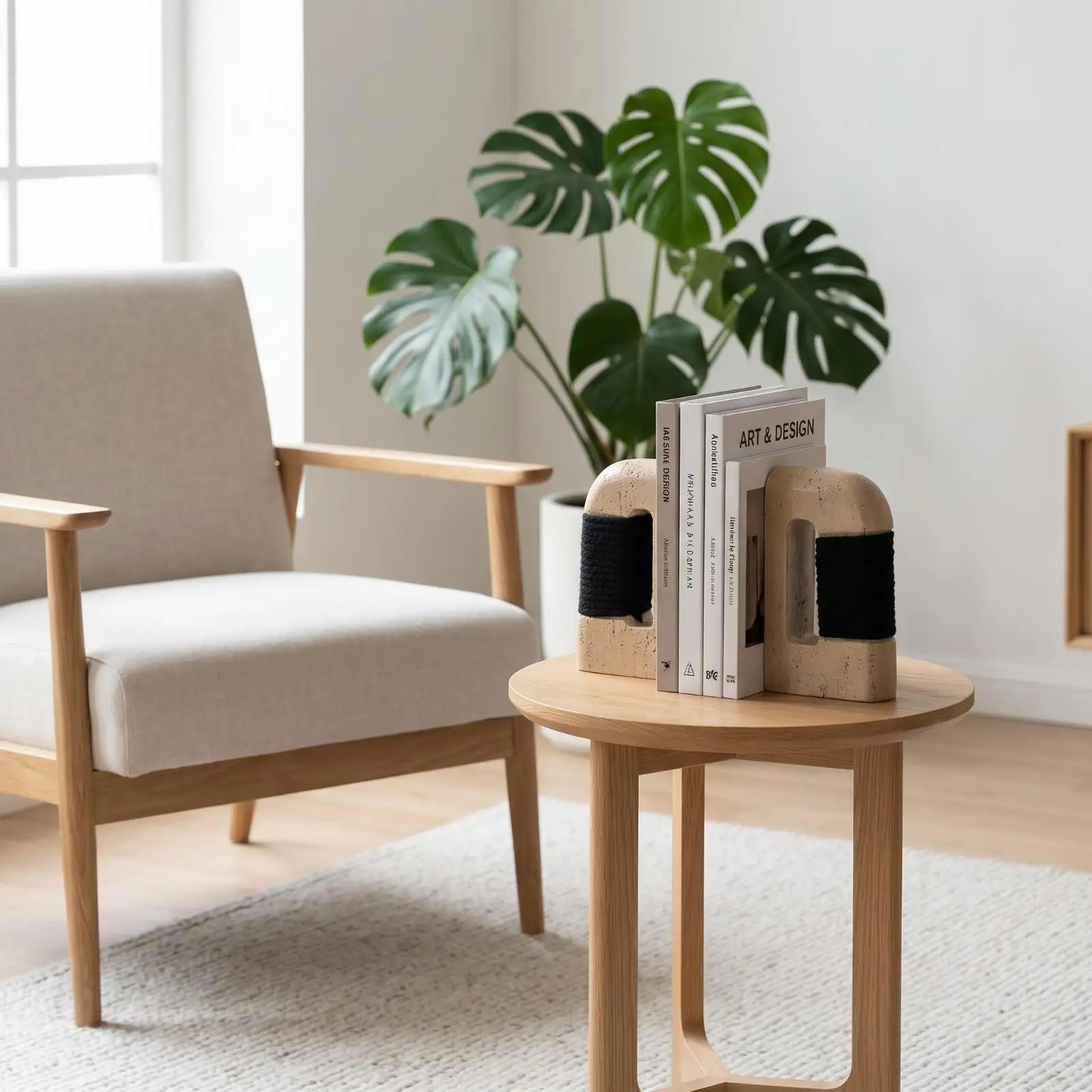 fermalibri-in-resina-moderno-con-corda-decorativa-per-scaffali-e-comodini