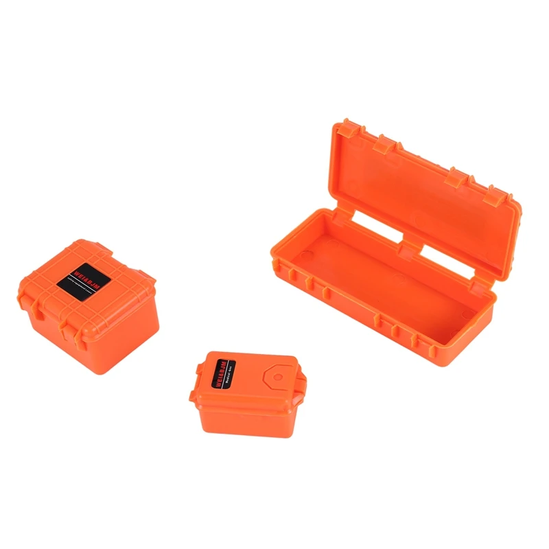 T84C-3 個プラスチック Rc カー収納ボックス装飾ツールトラクサス Trx4 軸 Scx10 90046 D90 1/10 Rc クローラーアクセサリー