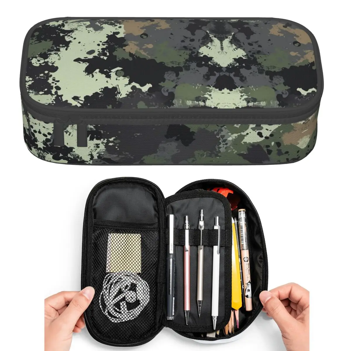 

Camo Camouflage Army British DPM Pencil Cases for Student Pen Box Pencil Bag Large Capacity Pencil Pouch Pen Holder