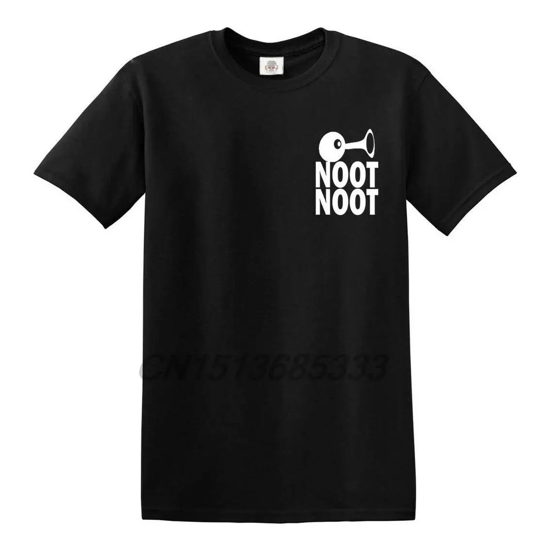 

Футболка Pingu Noot с карманом для мужчин и женщин, Оригинальная футболка в подарок, винтажные хлопковые футболки большого размера для взрослых
