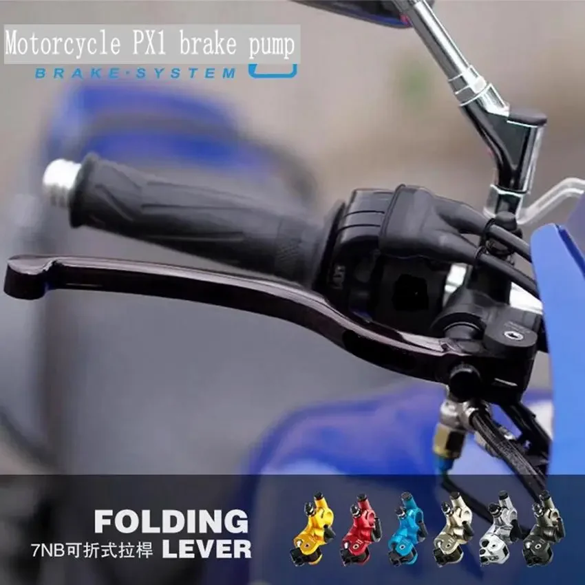 العالمي 17.5 مللي متر الفرامل PX1 دراجة نارية دواسة فرامل مضخة رافعة شعاعي أسطوانة رئيسية 7/8 "22 مللي متر لياماها كاواساكي سوزوكي