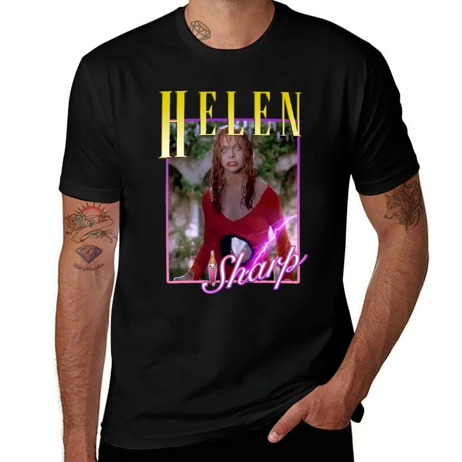 Helen Sharps Tribute - Death Becomes Her T-Shirt Big Size Short Sleeve Tee for Men T-Shirt