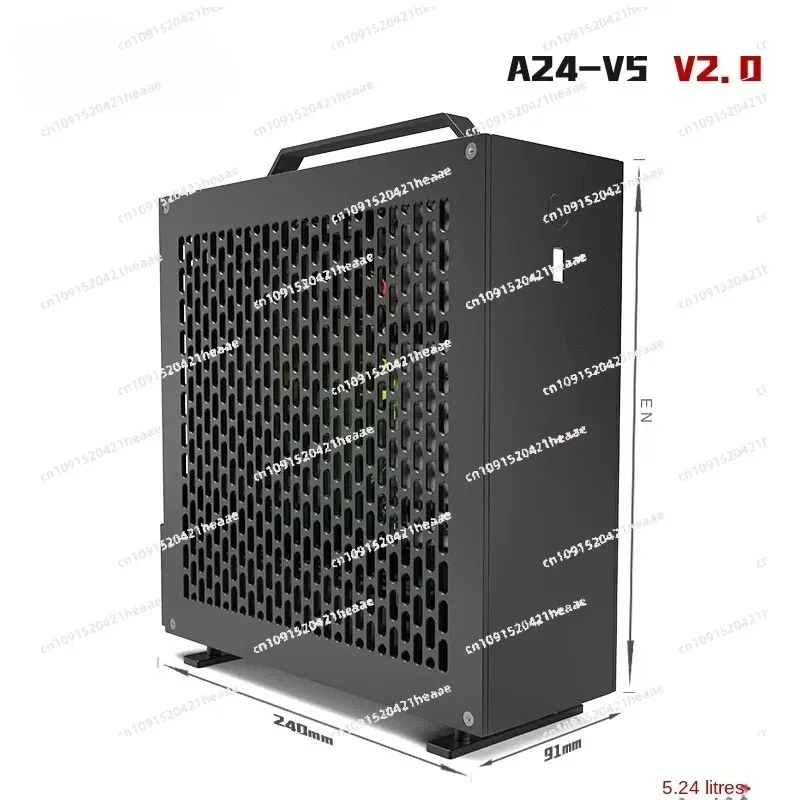 Suitable for Double-Sided Chamfering，A24-V5 2.0 Dual Slot Single Display 1U Power Supply Chassis,