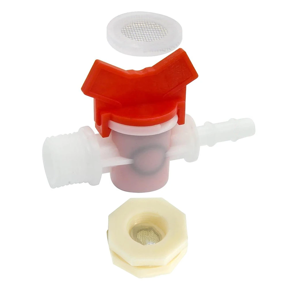

1pc Rabbit Drinking Water Connector Barb Ball Valve Plastic Nozzle for Rabbits Hose Bucket Spigot Farm Tool Pet Supplies