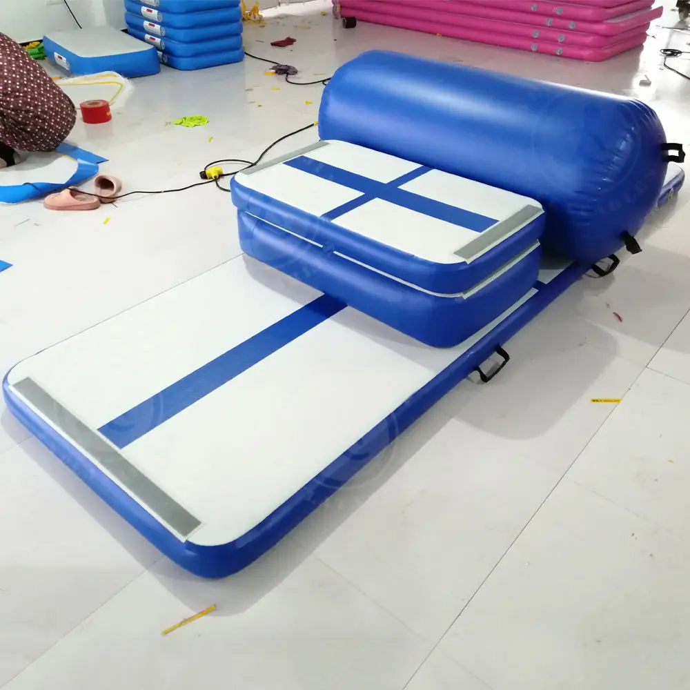Drop Stitch Inflatable Gym Mat Air Mattress  Gym Mat Inflatable Jumping Mat Inflatable air Tumble Track for Sport Fitness