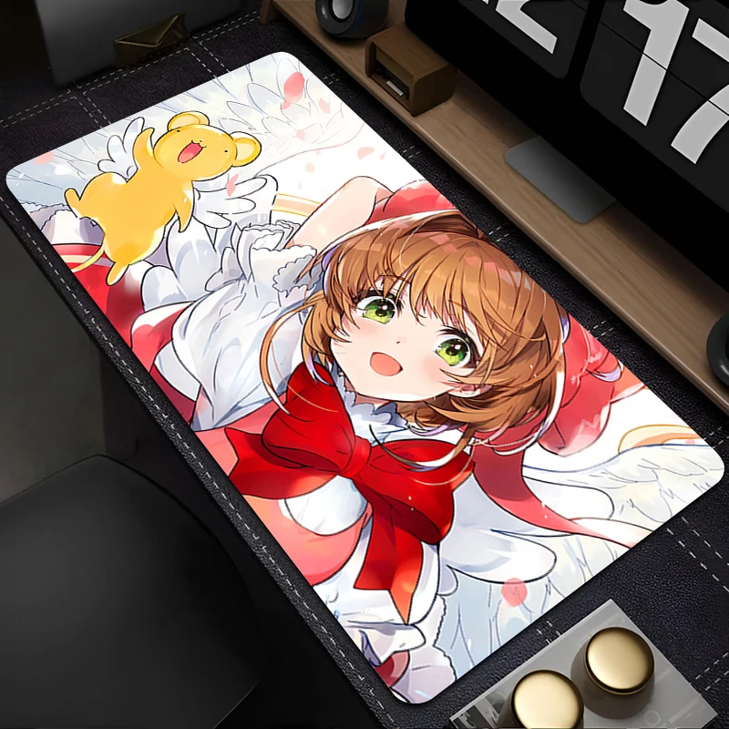 

Mousepad Laptop Mouse Pad Office PC Accessories Keyboard Pad C-card Captor Sakura Rubber Cup Mat Soft Mouse Mat Large Desk Mat