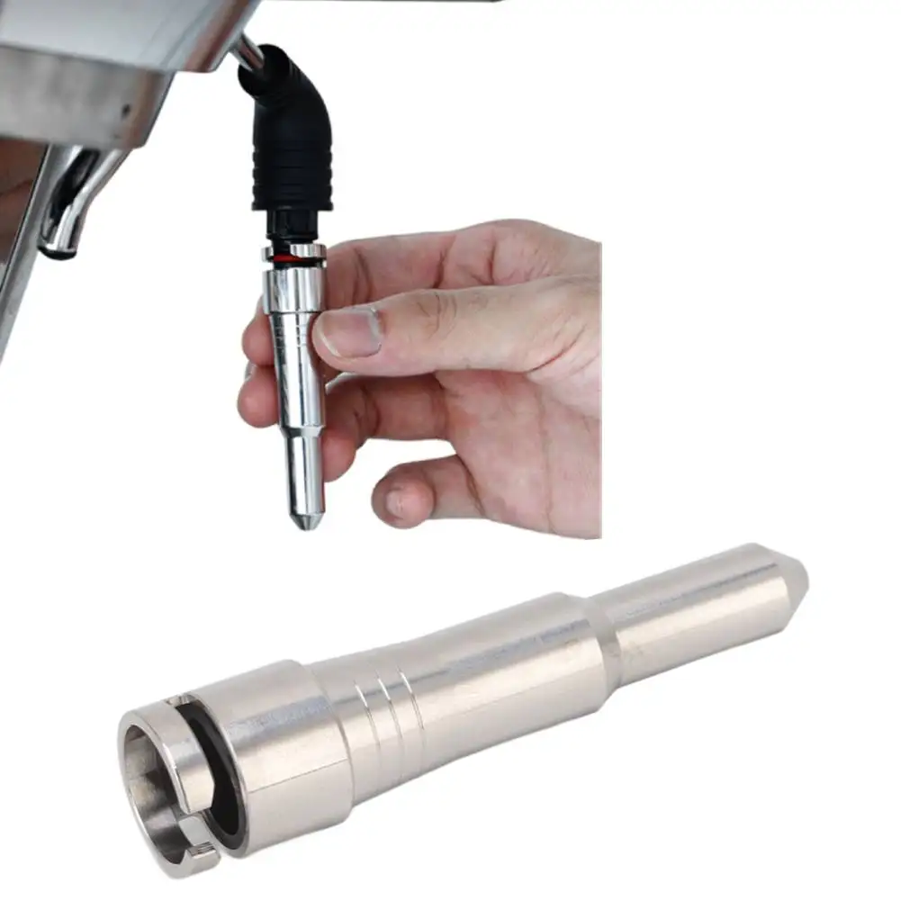 Dampfdüse, waschbarer Milchaufschäumer, Schaumstoff-Innenrohr, ein Loch, Silikon, Kaffee-Dampfdüse für Delonghi ECP 3420 310 330 EC680 685